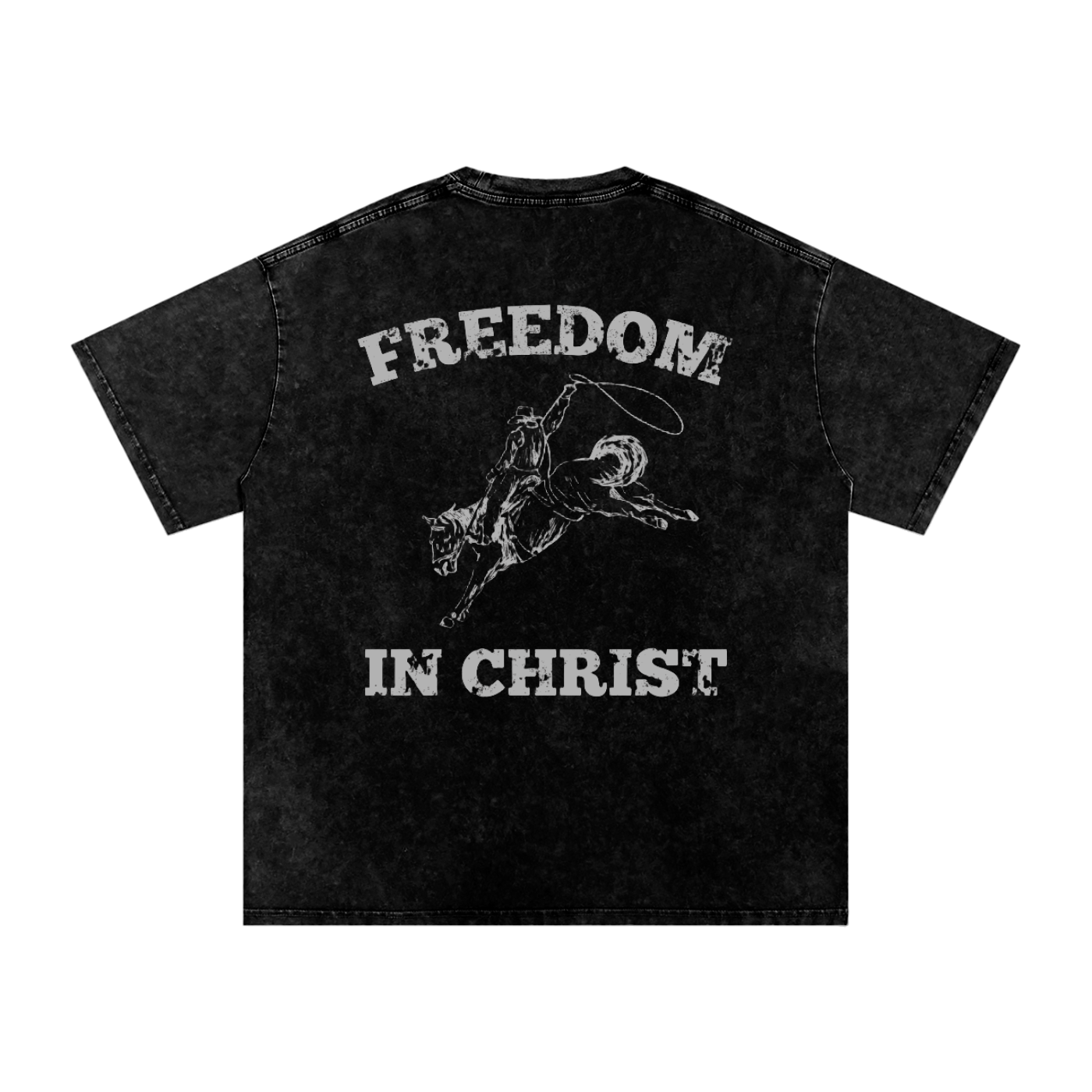 Freedom in Christ Oversized Cotton T-Shirt
